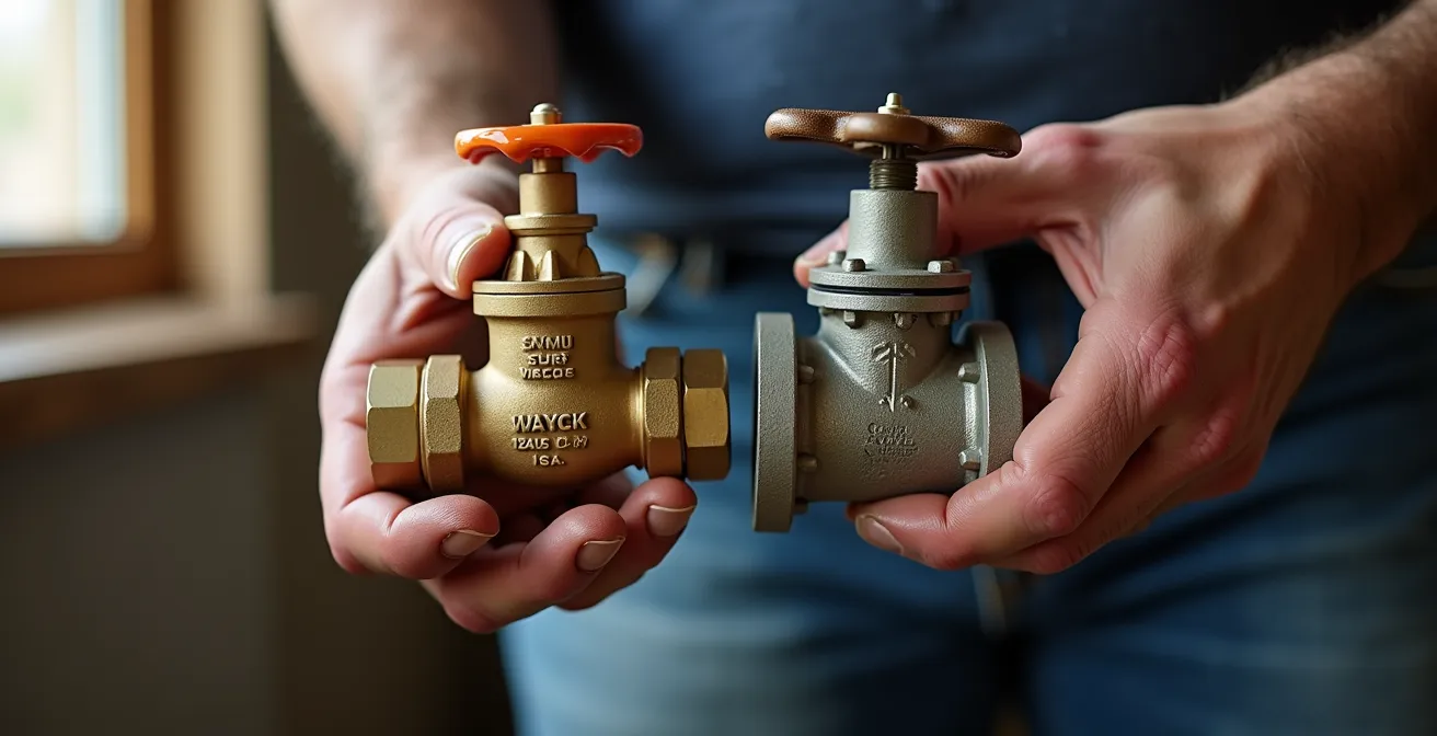 Schéma comparatif montrant les deux types de clapets dans un sous-sol québécois