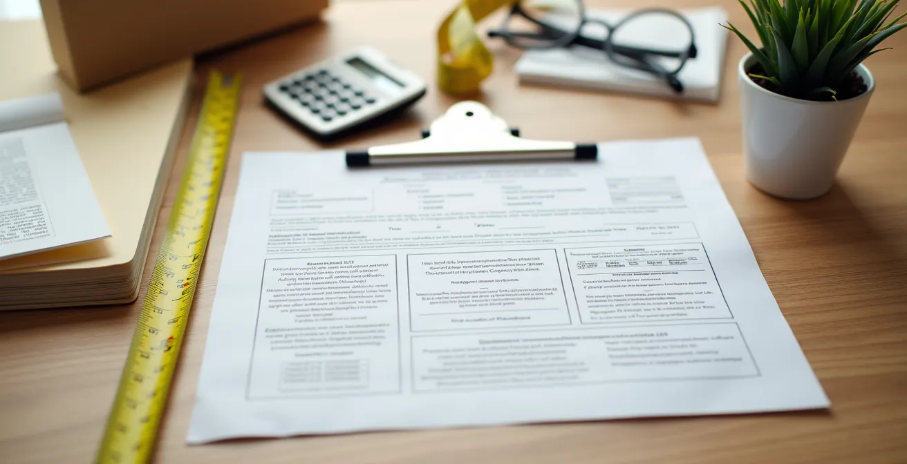 Documentation organisée pour réclamation d'assurance après dégât d'eau