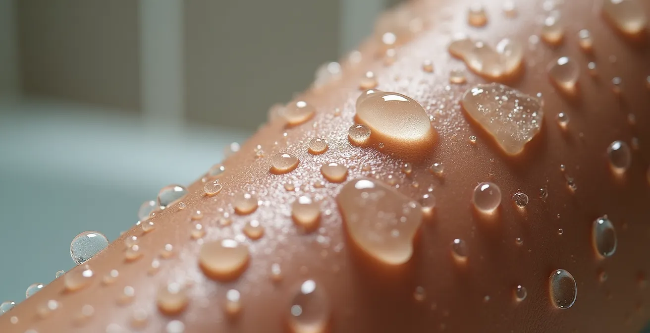 Mains sèches et irritées par l'eau dure en hiver québécois