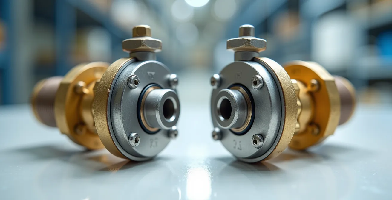 Comparaison visuelle entre un dispositif DCVA et un dispositif RP dans une installation commerciale