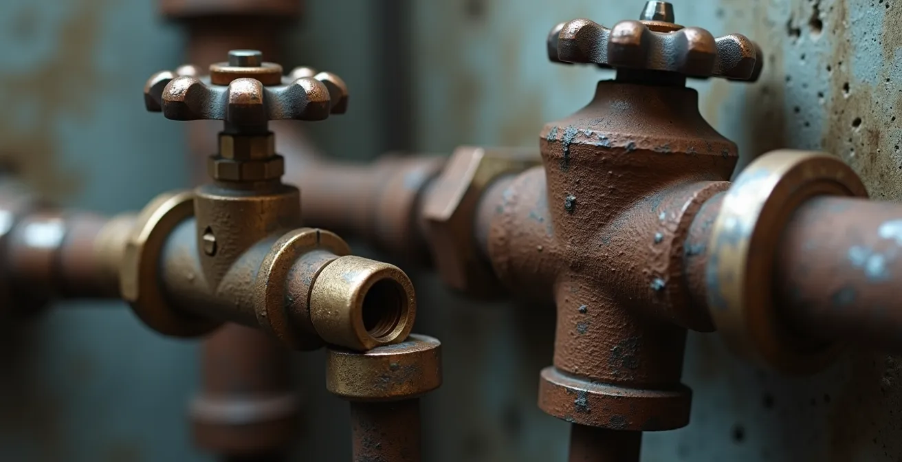 Différents types de vannes d'arrêt d'eau principales dans une maison québécoise