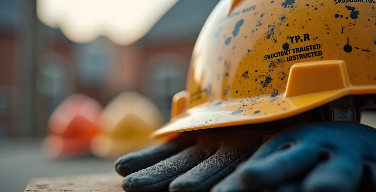 Vérification du statut CNESST d'un entrepreneur sur un chantier résidentiel québécois sécurisé